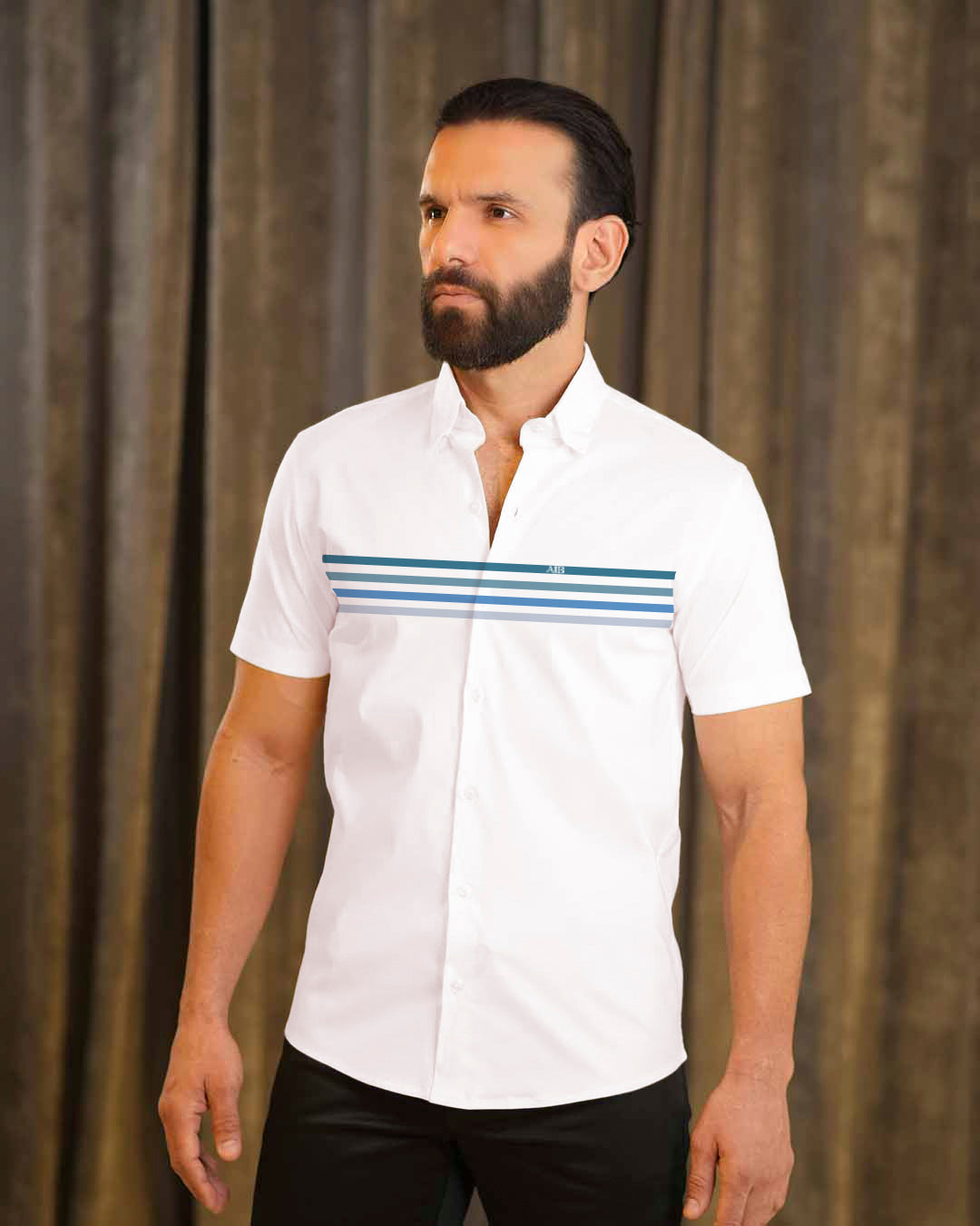 Camisa en algodón -MARCELLO