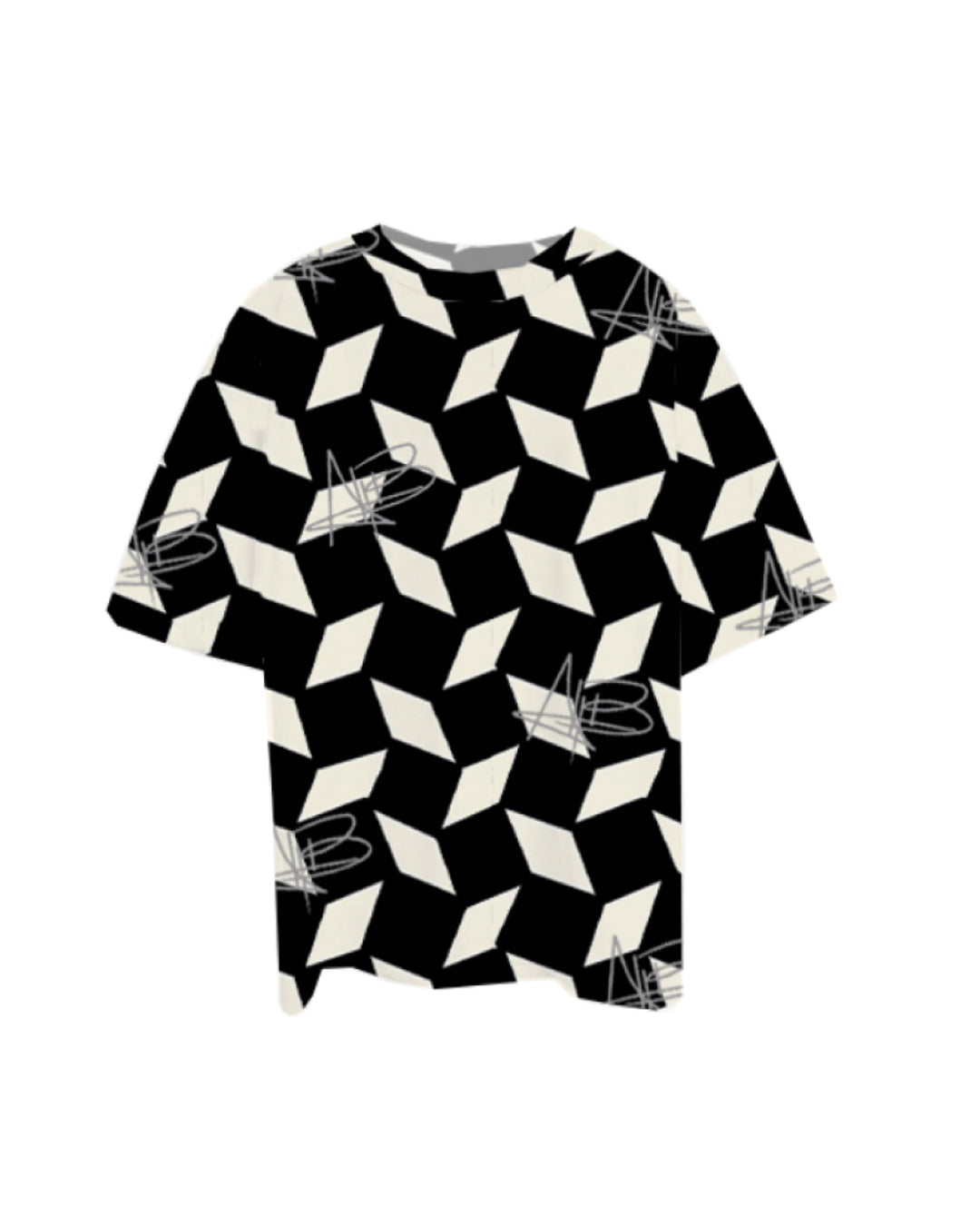 Camiseta semi oversize