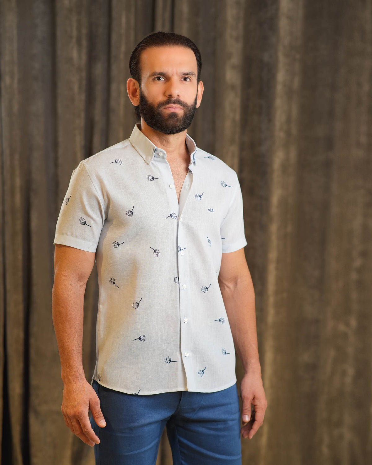 Camisa en lino Algodón