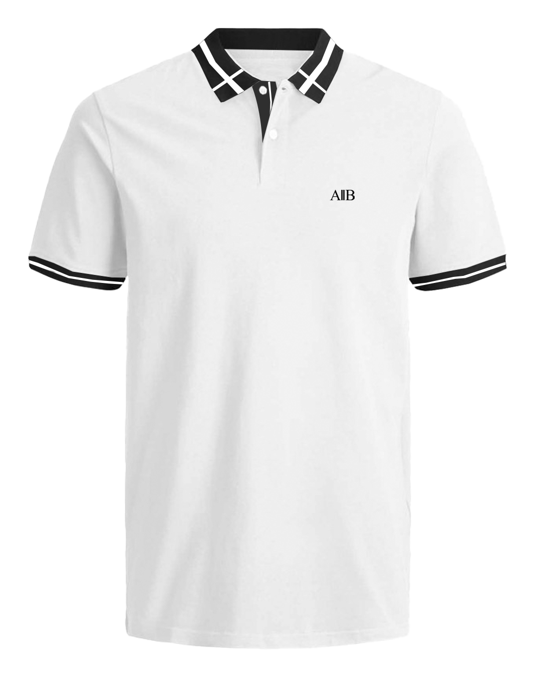 Sueter tipo polo blanco hot sale