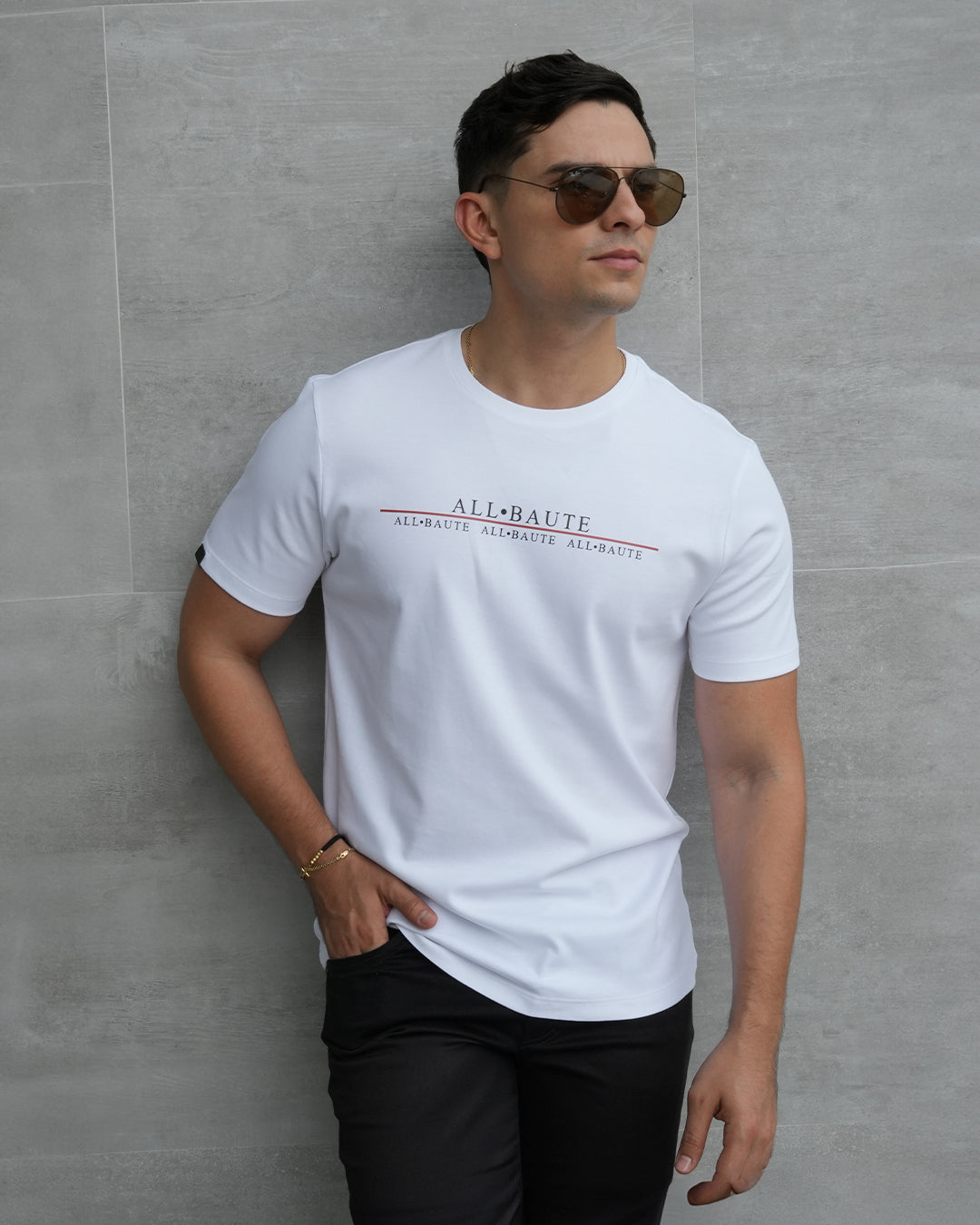 Camiseta cuello redondo