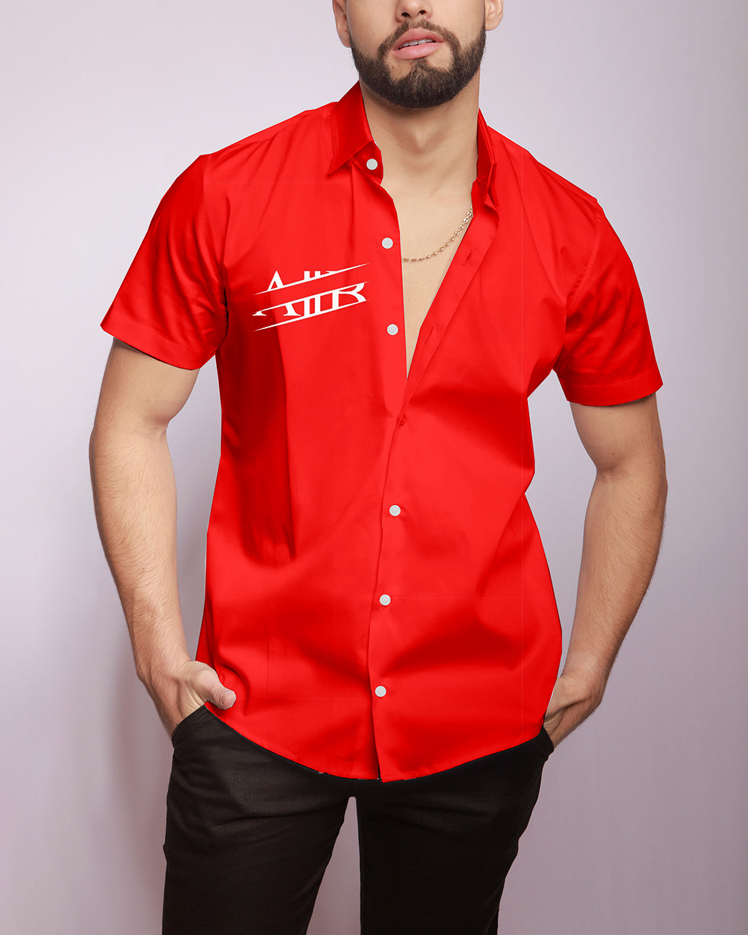 Camisa manga corta en algodon