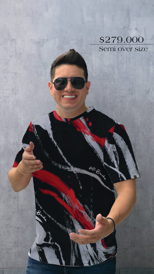 Camiseta semi oversize