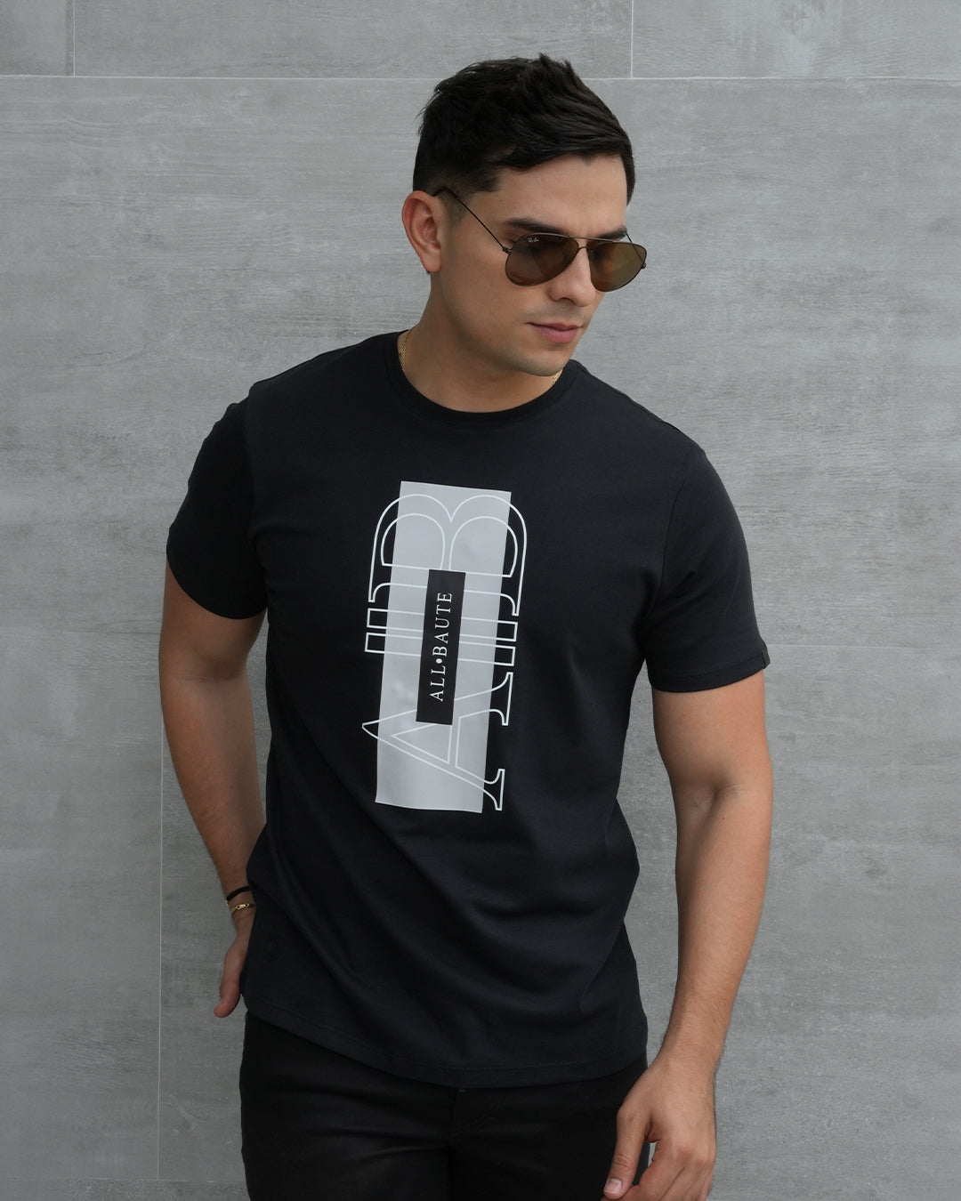 Camiseta cuello redondo