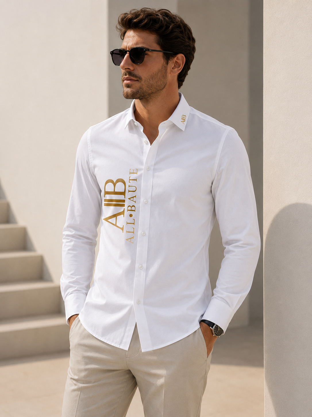 Camisa en algodón