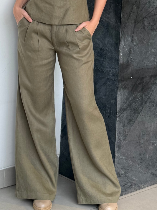 Pantalón en Lino