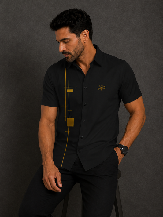 SHIRT IN COTTON -QUADRATO
