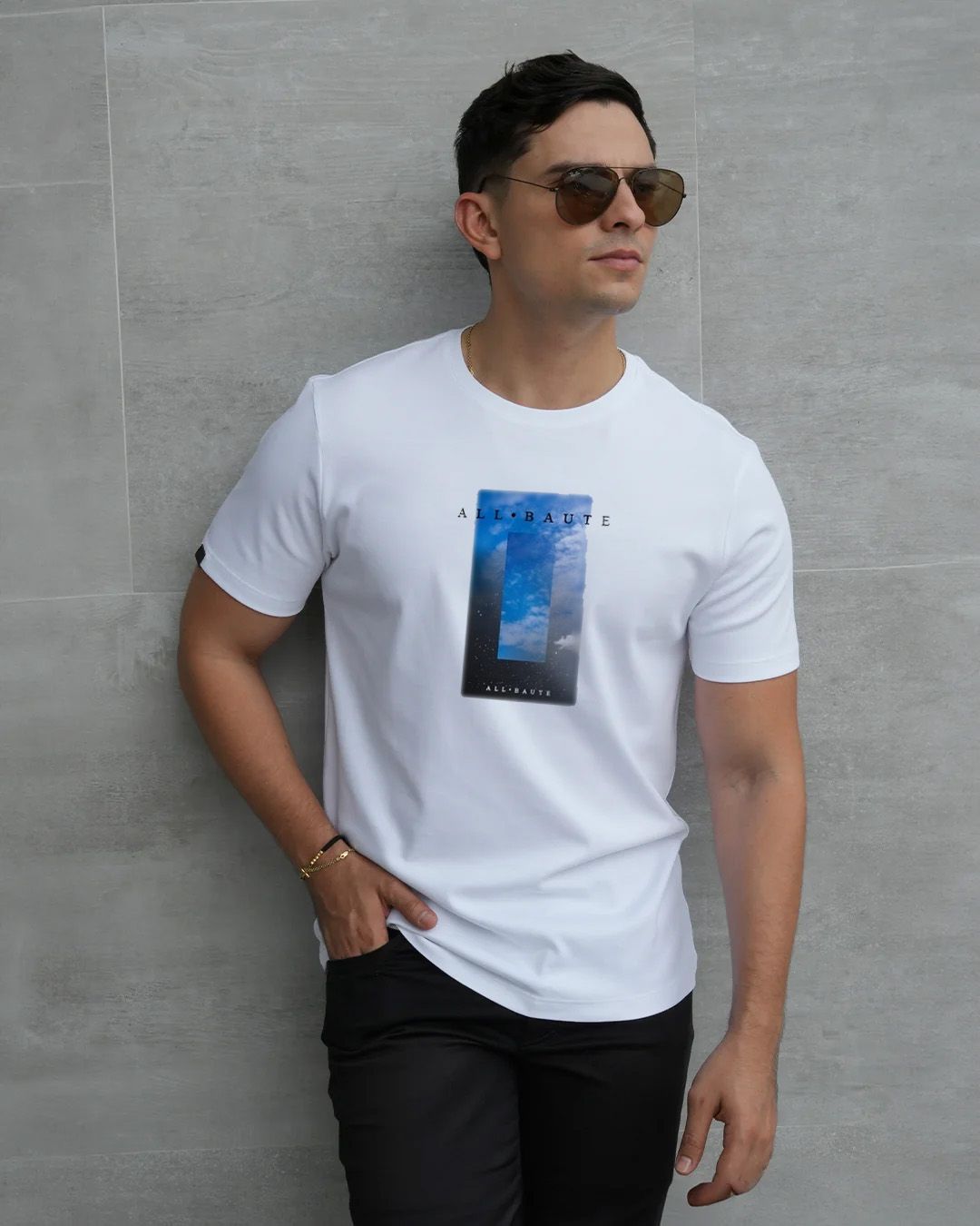 Camiseta cuello redondo