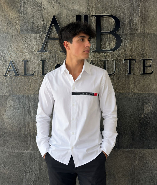 Camisa en algodón manga larga