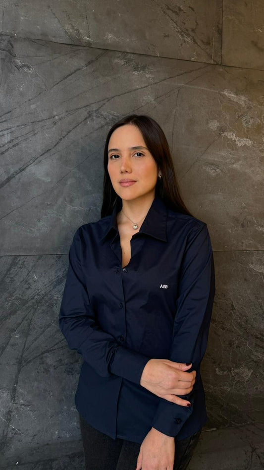 Camisa en algodón manga larga