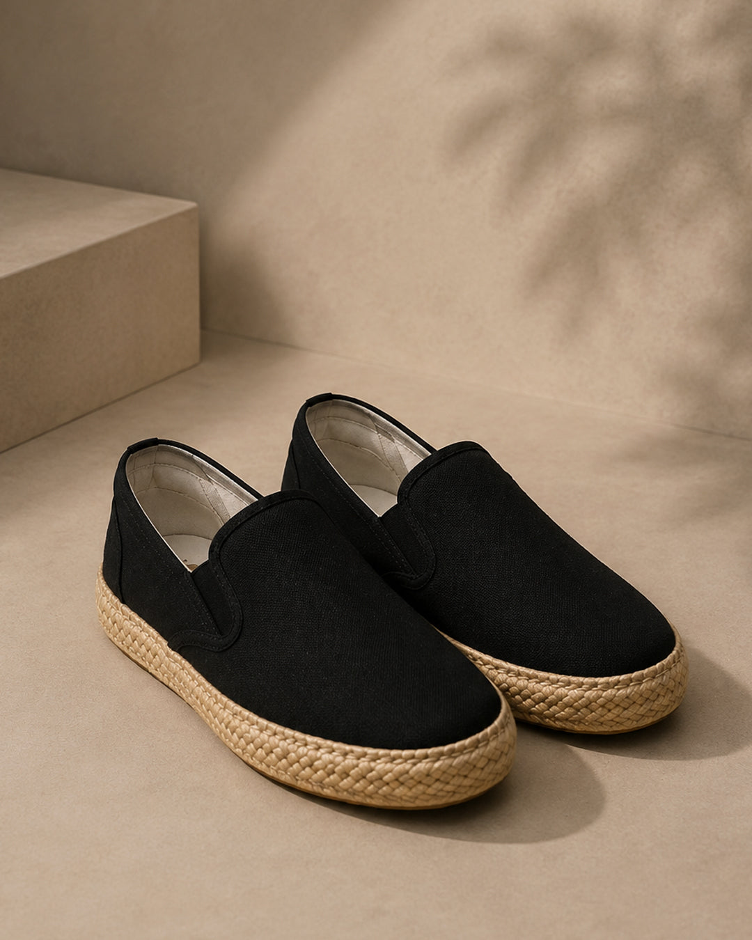 Alpargatas negras Unisex