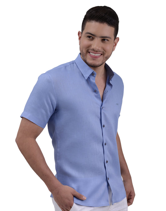 Camisa en lino-Gianni