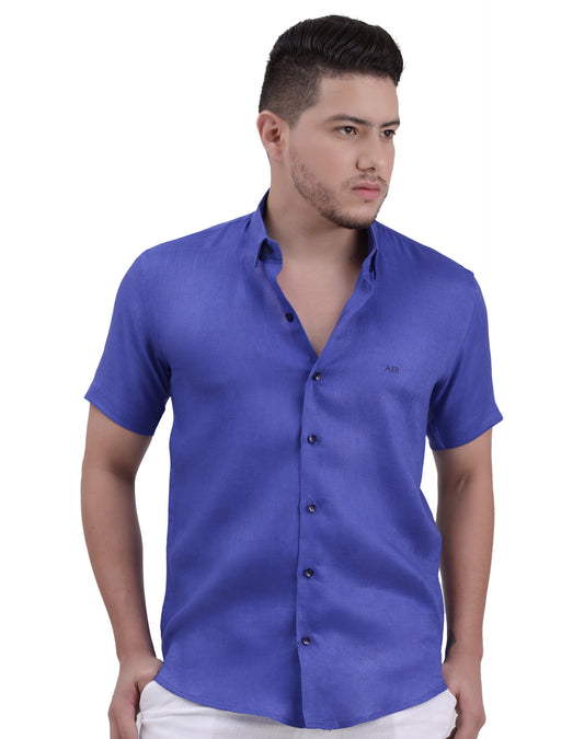 Camisa en lino-Gianni