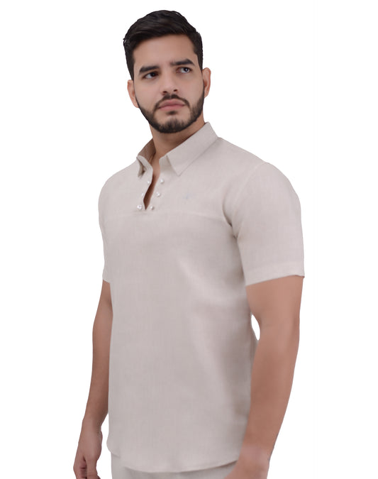Camisa en lino-Vittorio