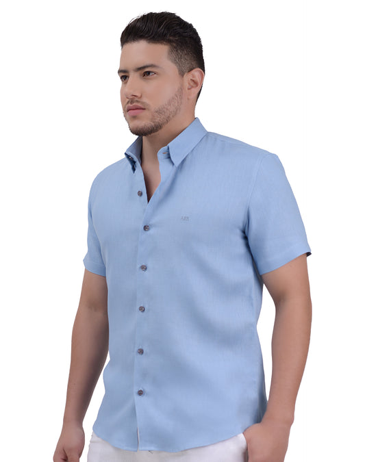 Camisa en lino-Gianni
