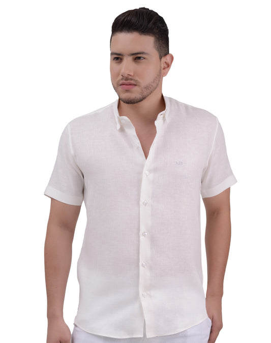 Camisa en lino-Gianni