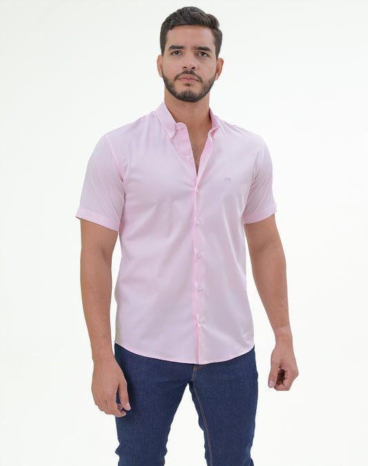 Camisa en algodón manga corta